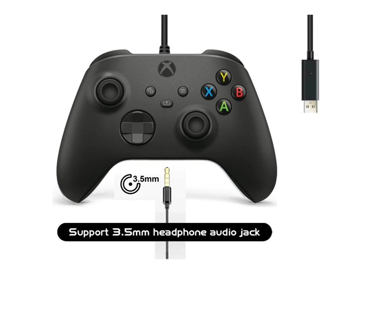 وحدة التحكم السلكية Gamepad لنسخة Series Series (2.2 متر USB) (اللون الأبيض)