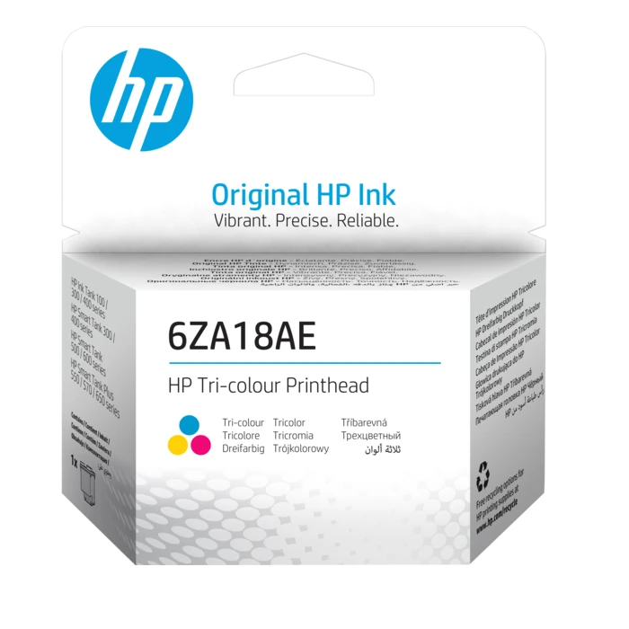 HP 6ZA18AE TRI-COLOR PRINTHEAD لـ HP 115 ، 319 ، 419 ، 500 ، 515 ، 516 ، 519 ، 530 ، 615- [6ZA18AE]