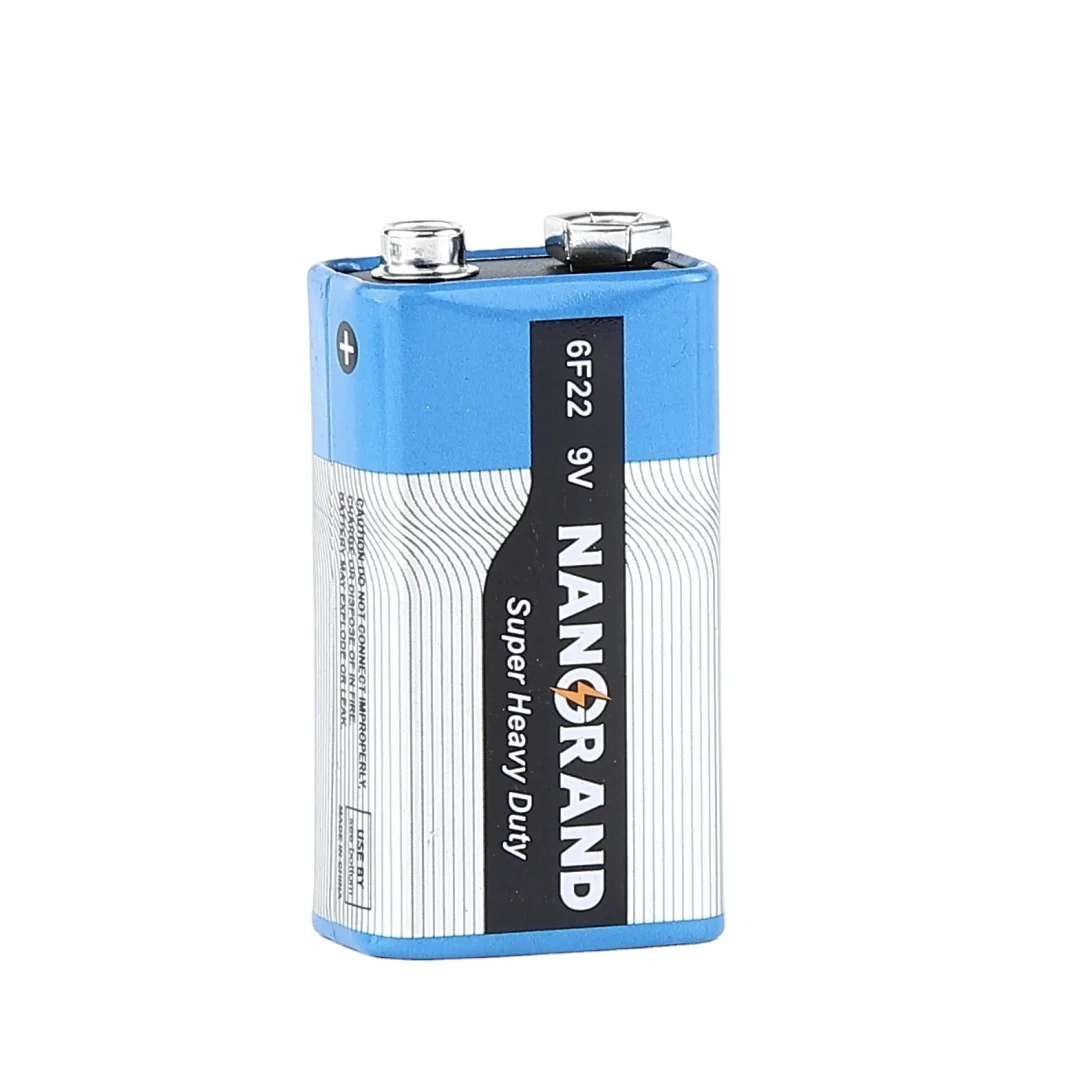 NANGRAND 9V battery – 0% mercury and cadmium – 6f22