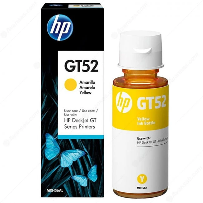 HP GT52 أصفر زجاجة الحبر الأصفر 70 مل [M0H56AE]