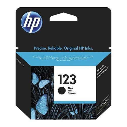 HP 123 Black Original Ink Cartridge F6V17AE