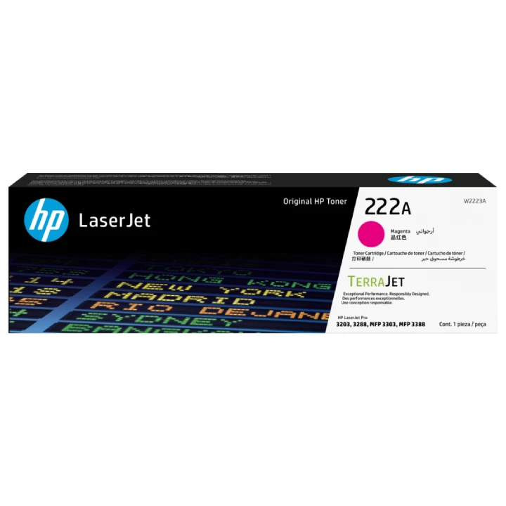 HP 222A Magenta Original Laserjet Toner Cartridge - W2223A