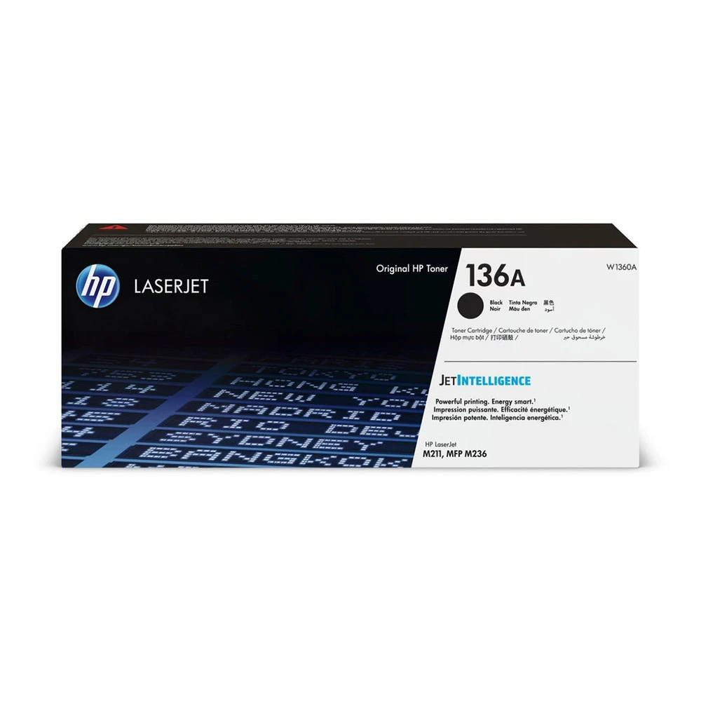 HP 136a أسود أصلي خرطوشة الحبر ليزرجيت [W1360A]