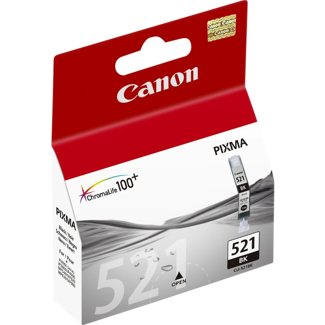Canon 521 خرطوشة الحبر الأسود [CLI-521BK]
