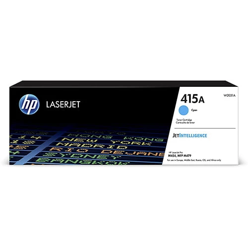 HP 415A Cyan Original Laser Toner Cartridge {W2031A}