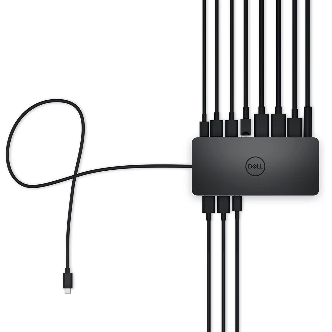 Dell Universal Dock UD22 130W محطة الإرساء 10 المنافذ USB-C دعم 2x DisplayPort & 1x HDMI | RJ-45 | 3x USB 3.2 Gen 2