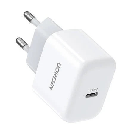 ugreen mini usb-c wall charger {20w max / size / saface charging} 10220