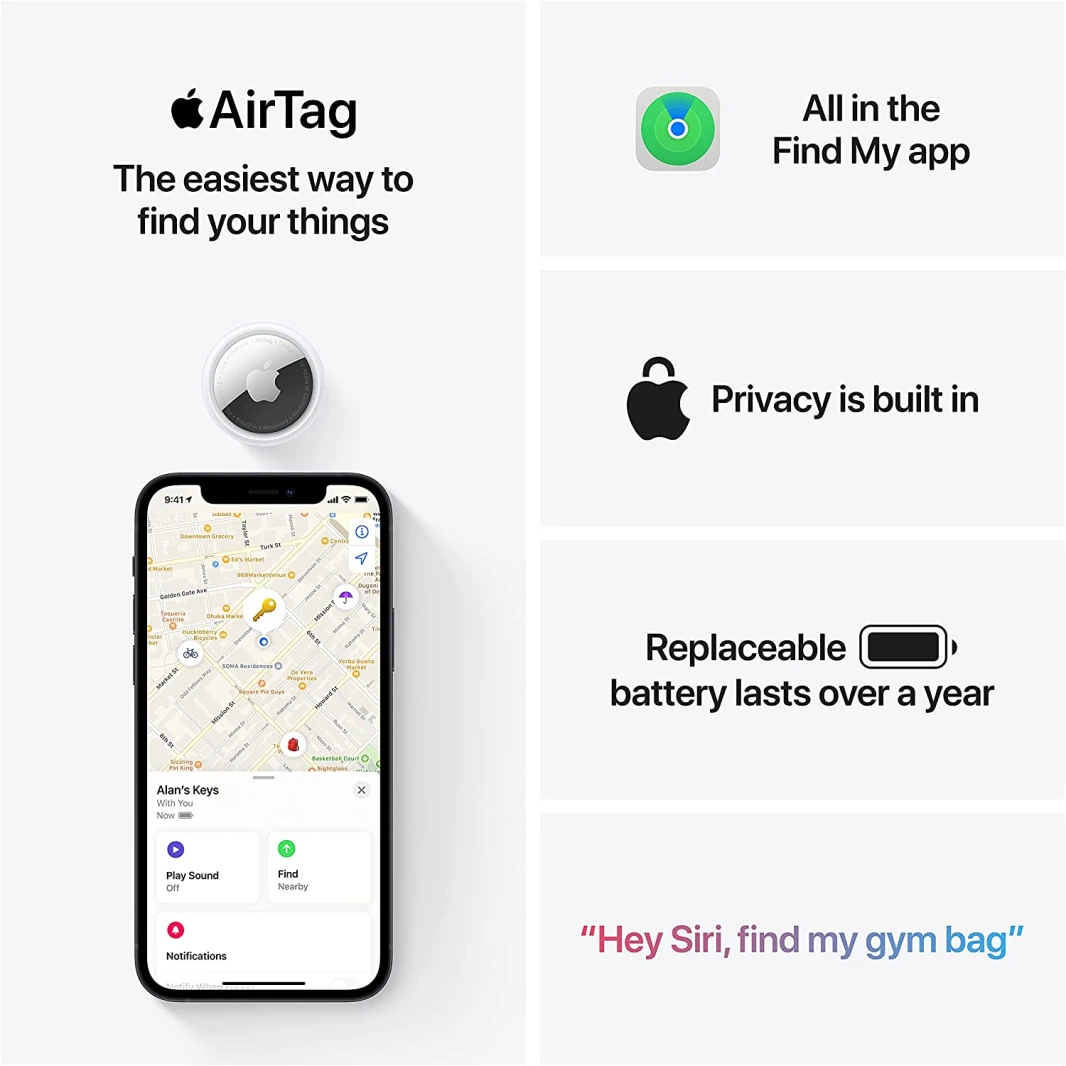 Apple Airtag White Mxa532ll/a