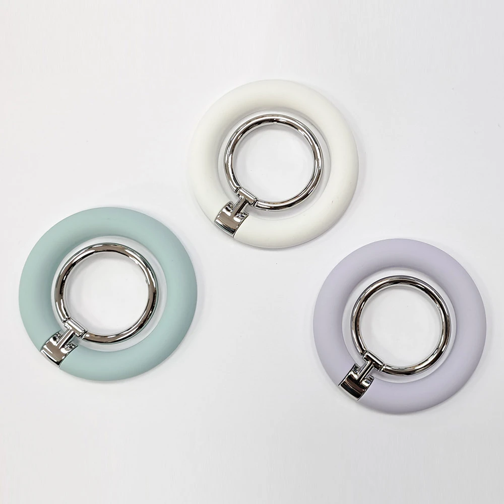Pisen Ring Magnet Mobile Phone Holder (White / Blue / Purple) [ LV-ZJ04 ]