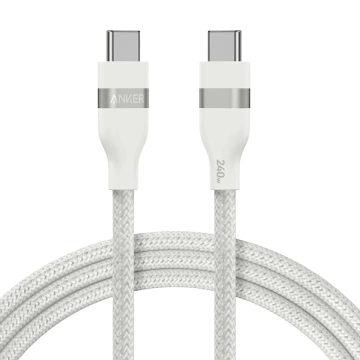 Anker type-C to type-C braided ultra fast charging cable – 3 ft length – up to 240W – A82E2H21