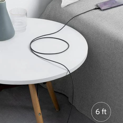 ANKER TYPE-C إلى كابل الشحن السريع من النوع C-طول 6 أقدام-يصل إلى 60 واط-A8753H11