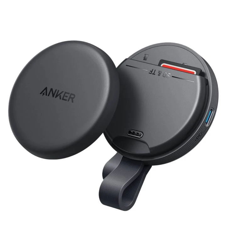 Anker Maggo Magnetic SD و TF Reader-لـ iPhone 15 أو الأحدث (USB-C)-A83D1