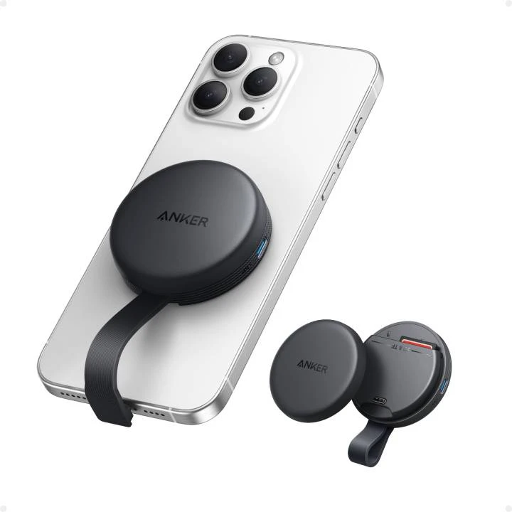Anker Maggo Magnetic SD و TF Reader-لـ iPhone 15 أو الأحدث (USB-C)-A83D1