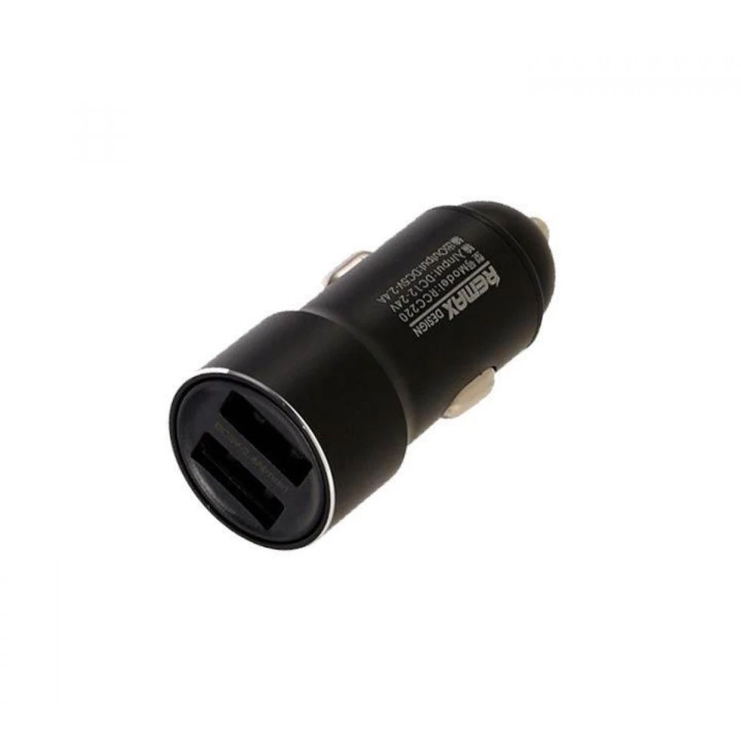 Remax RCC220 Aluminium Aluminium Charger Dual USB Car Charger