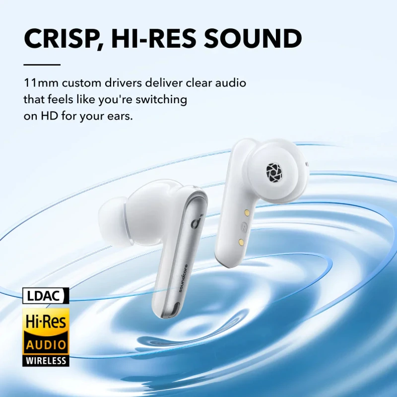 Anker Soundcore Liberty 4 NC الضوضاء الحقيقية إلغاء إلغاء سماعات الأذن-أبيض-A3947H21
