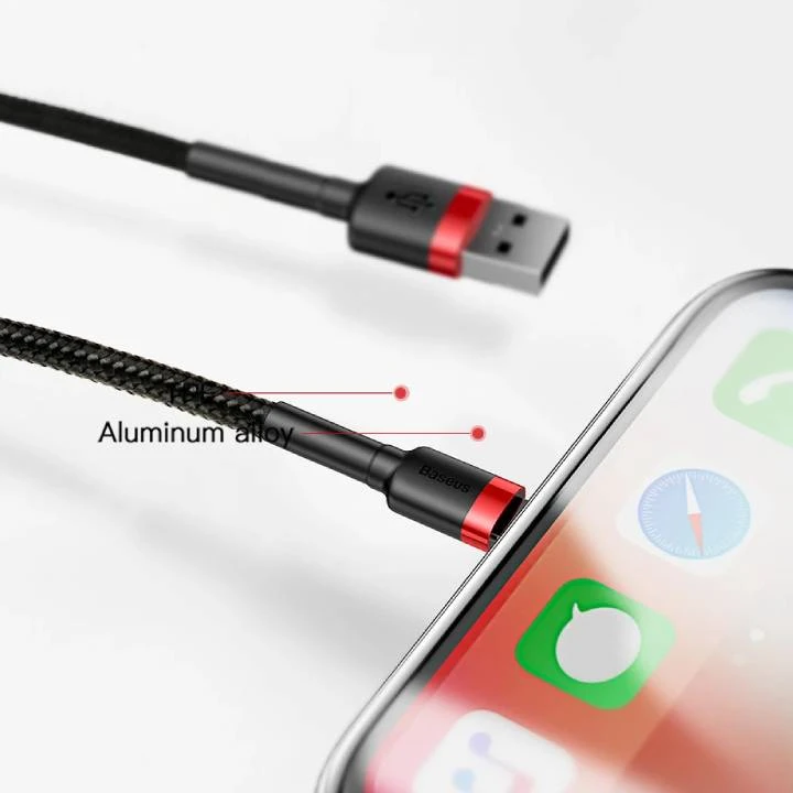 Baseus braided Cable for iPhone – 3M length –  CAKLF-R91-2A