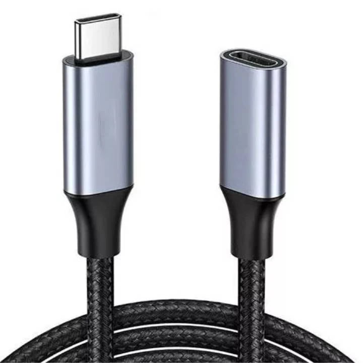 USB-C braided Extension Cable ( male to female ) – 3m cable length