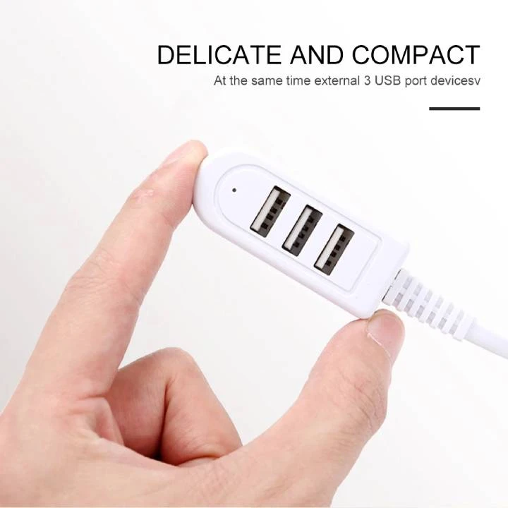USB HUB with 3xUSB-A 2.0 Ports – 1.2M cable length