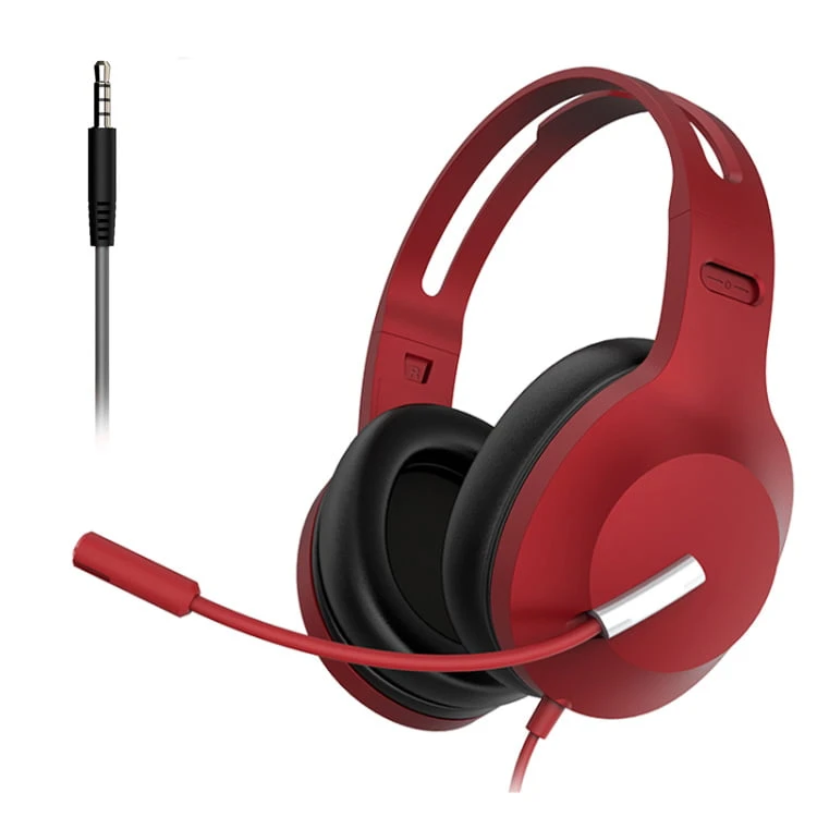 سماعة الألعاب مع MIC (1-Jack / Red) [GM2001]