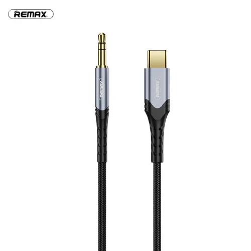 REMAX TYPE-C AUX3.5 مم محول الصوت 1M كابل RC-C015A