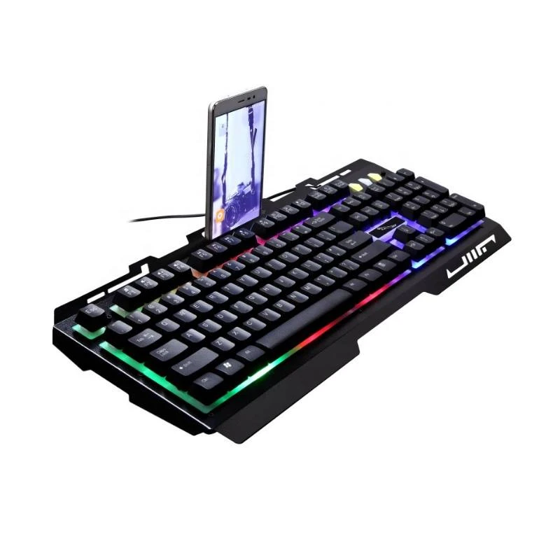 Haing 4 in 1 Gaming Kit Hi40-Khmm "لوحة المفاتيح ، الماوس ، وسادة الماوس ، سماعة رأس 3.5 مم"