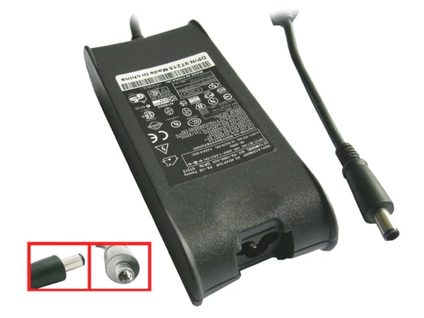 شاحن متوافق مع Dell - 19.5v 4.62a // 7.4 × 5.0 مم حجم دبوس