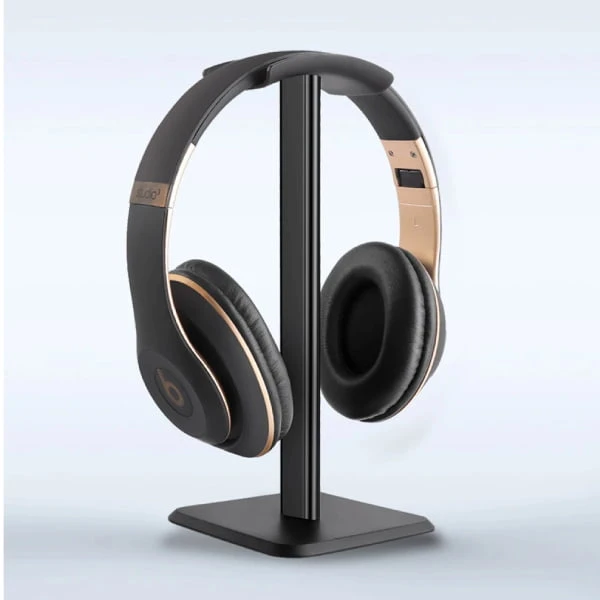 Alloy aluminum headphone stand – black – suitable for most headphones