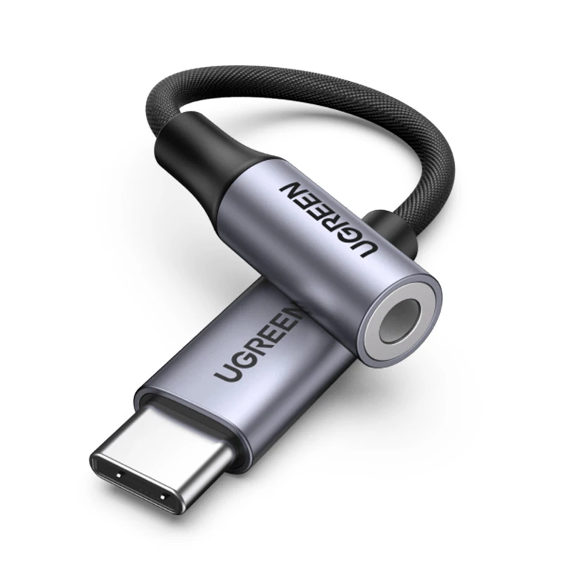 ugreen type-c to aux 3.5mm audio adapter cable 10cm [AV161 / 80154]