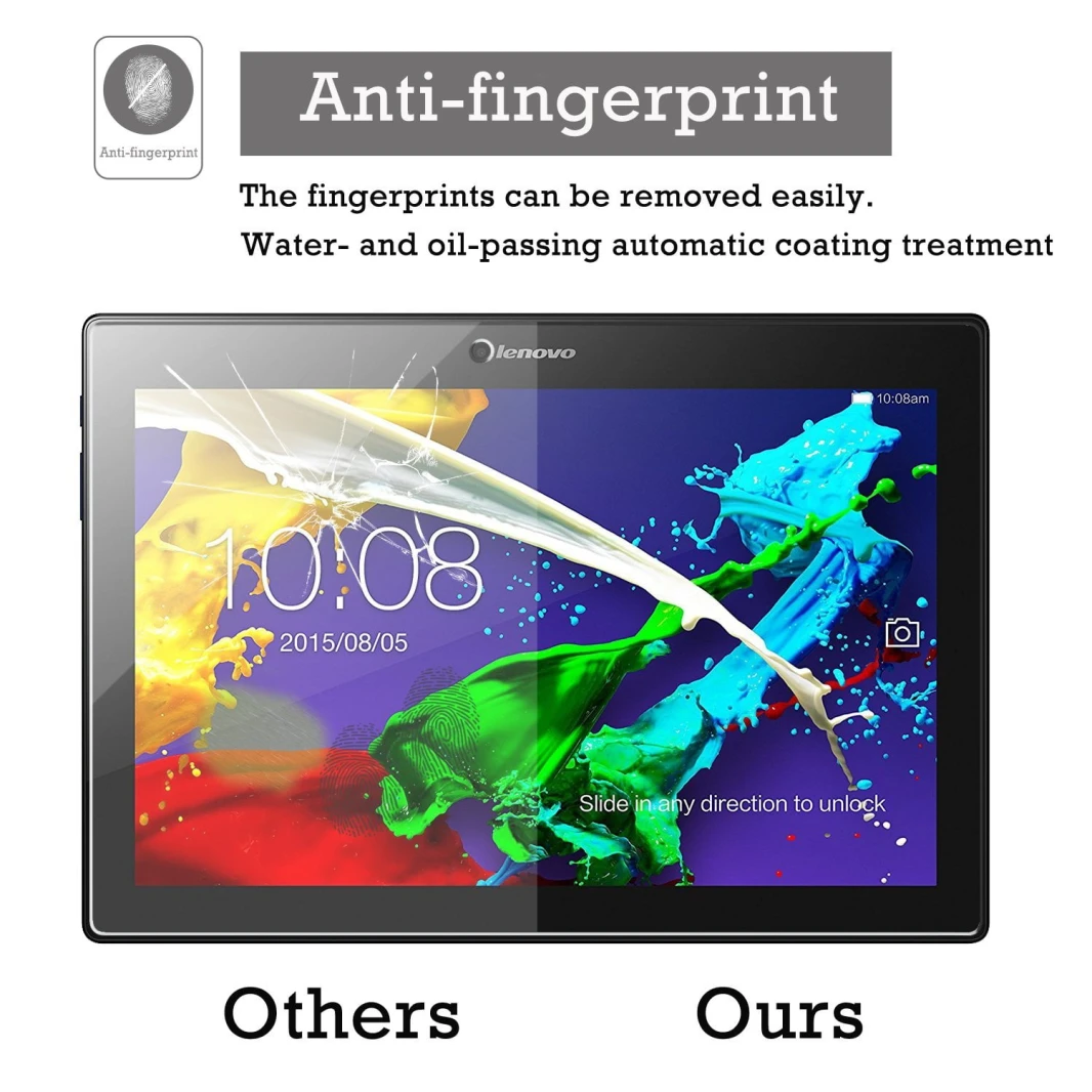 Tempered Glass Screen Protector for Lenovo (Tab 2 A10-70 // Tab 2 A10-30 // Tab 3 10 Business // TB3-X70 // TAB-X103F // Tab 10) 10.1 Tablet