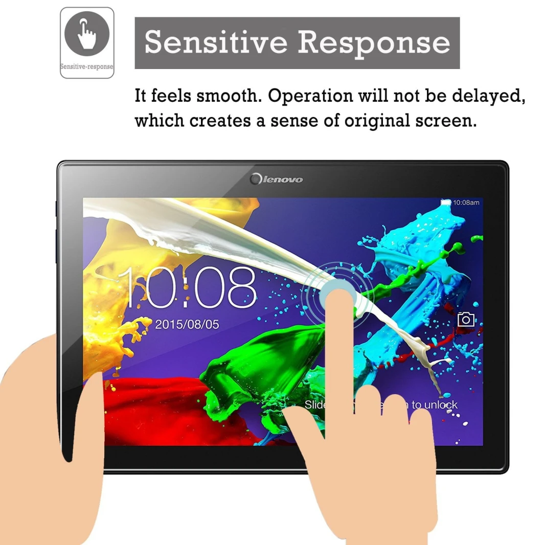 Tempered Glass Screen Protector for Lenovo (Tab 2 A10-70 // Tab 2 A10-30 // Tab 3 10 Business // TB3-X70 // TAB-X103F // Tab 10) 10.1 Tablet