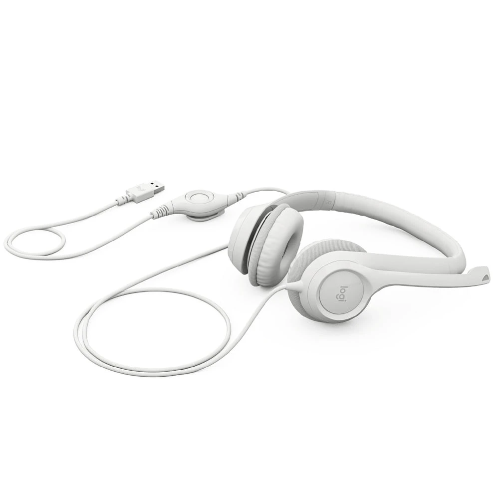 Logitech H390 USB Computer Headset With Noise Canceling Mic