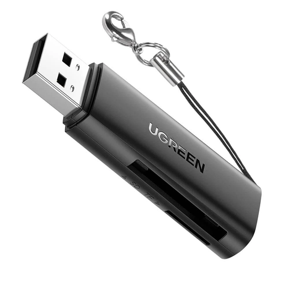 Ugreen USB 3.0 قارئ بطاقة متعدد الوظائف (بطاقة ذاكرة MicroSD / SD) [60722]