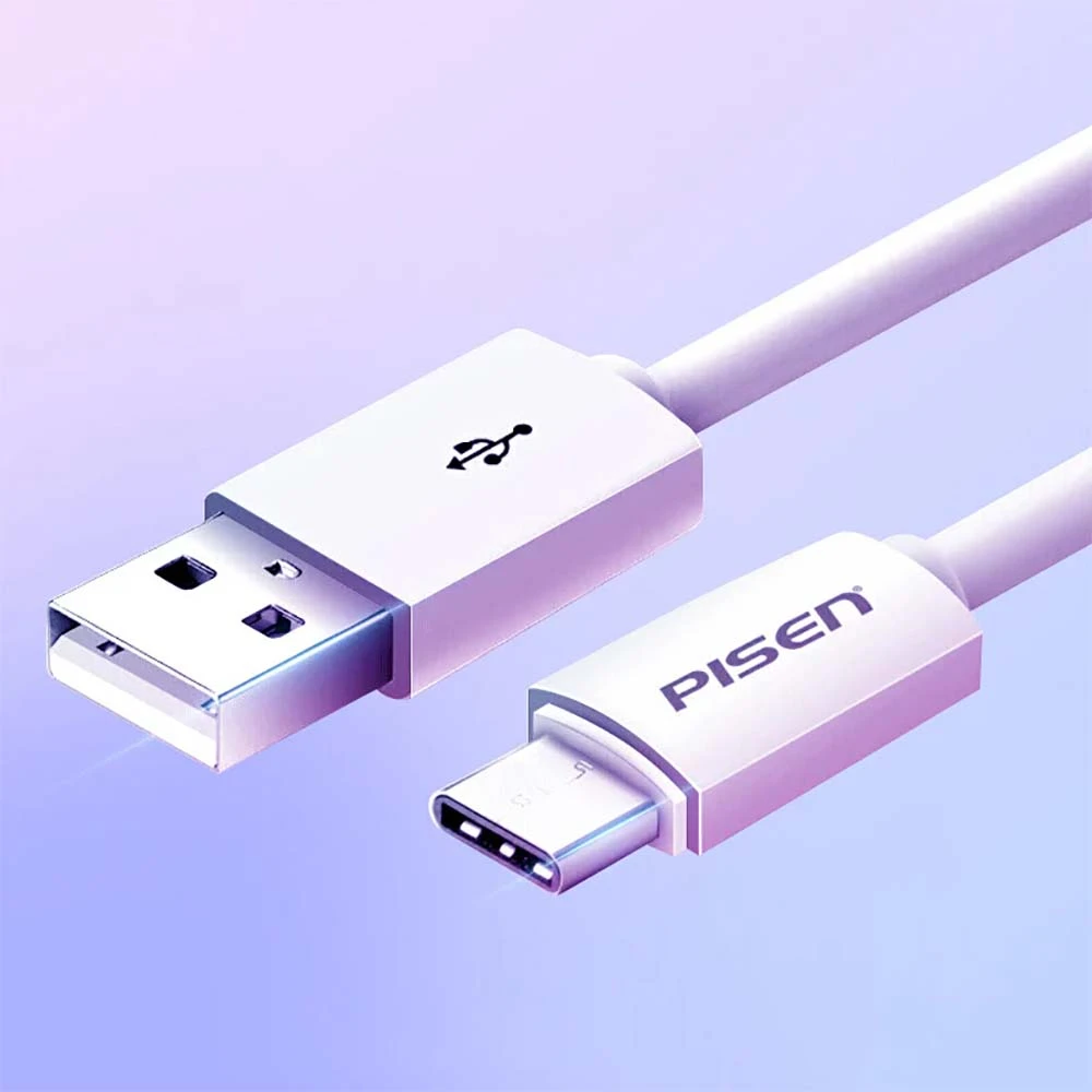 Pisen Mr White USB-A To USB-C 1m White  TC25-1000