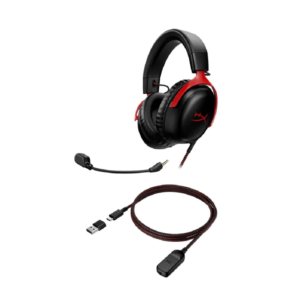 HyperX Cloud III DTS Virtual Surround sound USB-A, Type-C, 3.5mm Jack gaming Headset – 727A9AA