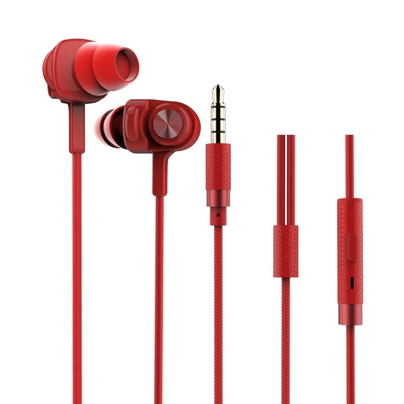Remax gaming earphone { vibration mode / red color / 9.2mm speaker size } RM-900F