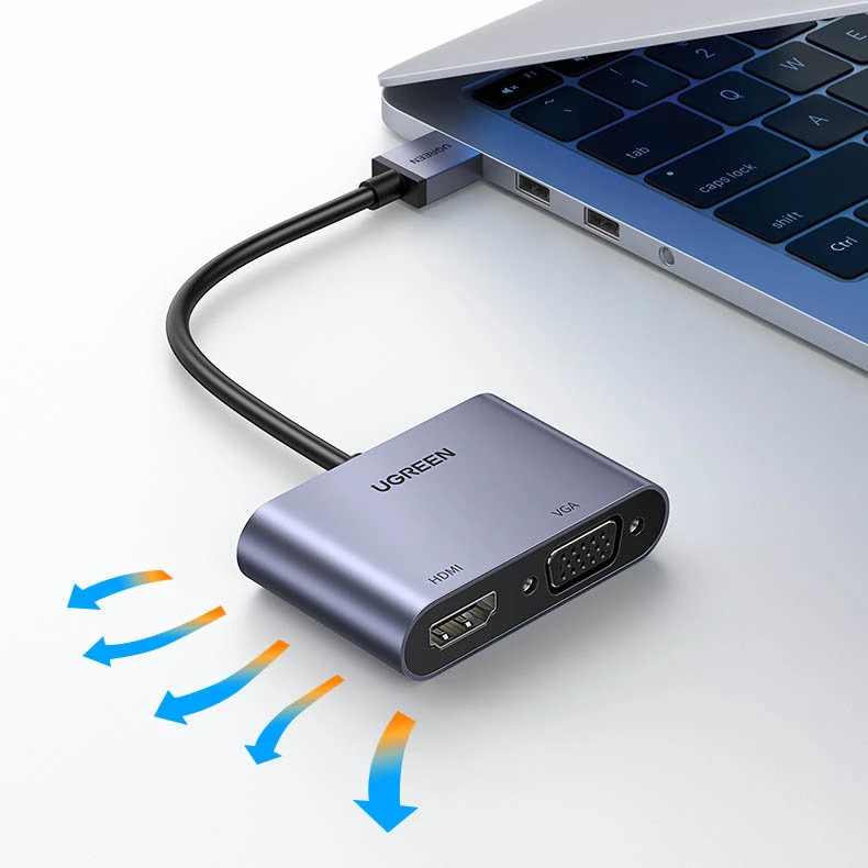 UGREEN USB 3.0 to HDMI / VGA adapter – Full HD 1080P support