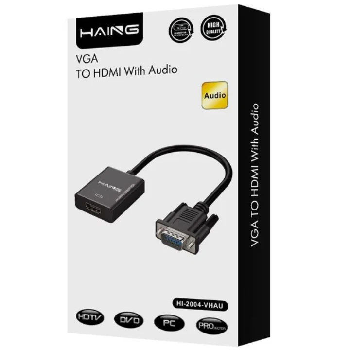 Haing VGA إلى محول كابل HADMI - HI2004VHAU