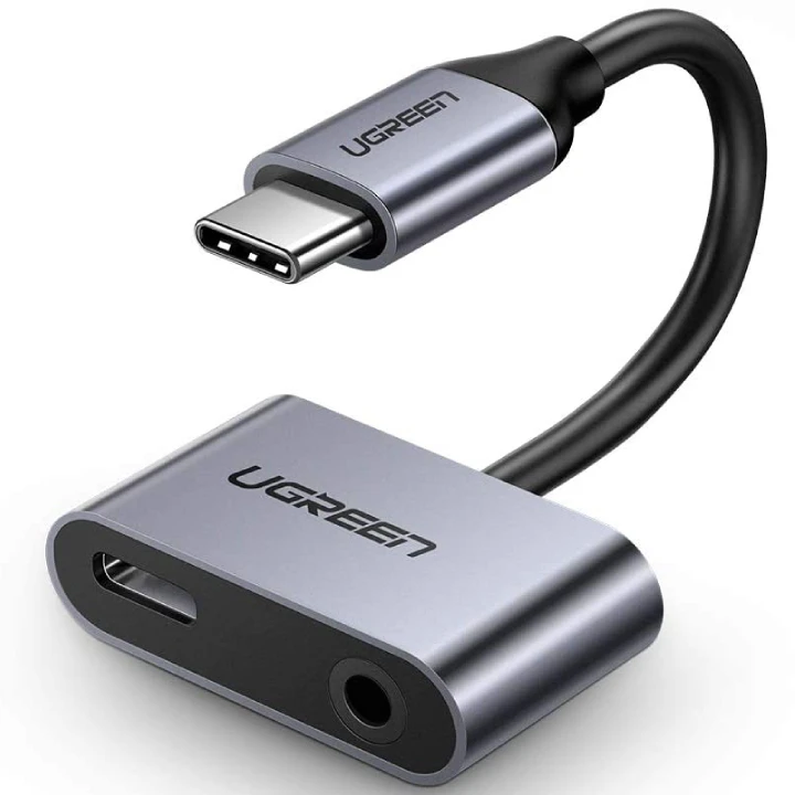 UGREEN USB-C إلى محول AUX و USB-C 3.5 مم-50596