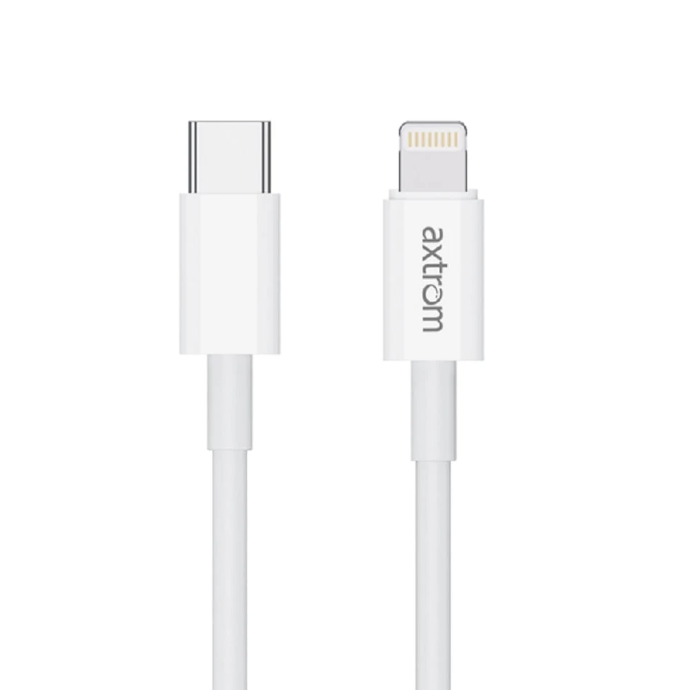 Axstrom ACB90CL-W USB-C إلى Lightning 20W 1M Cable White