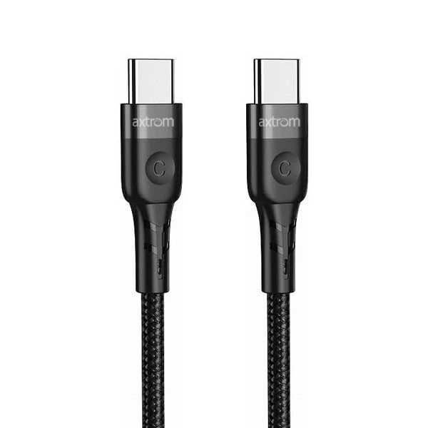 Axtrom braided USB-C to USB-C cable – 1.2m – ACB90CL-B