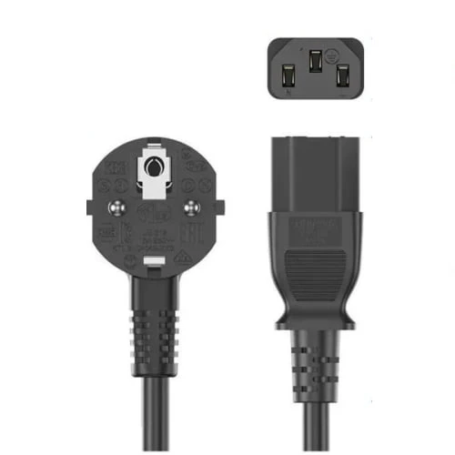 Vention 3-Prog Power Cord 1.8m C13 Connector Eu Slop (PC Power Cable)-ZCJBAC