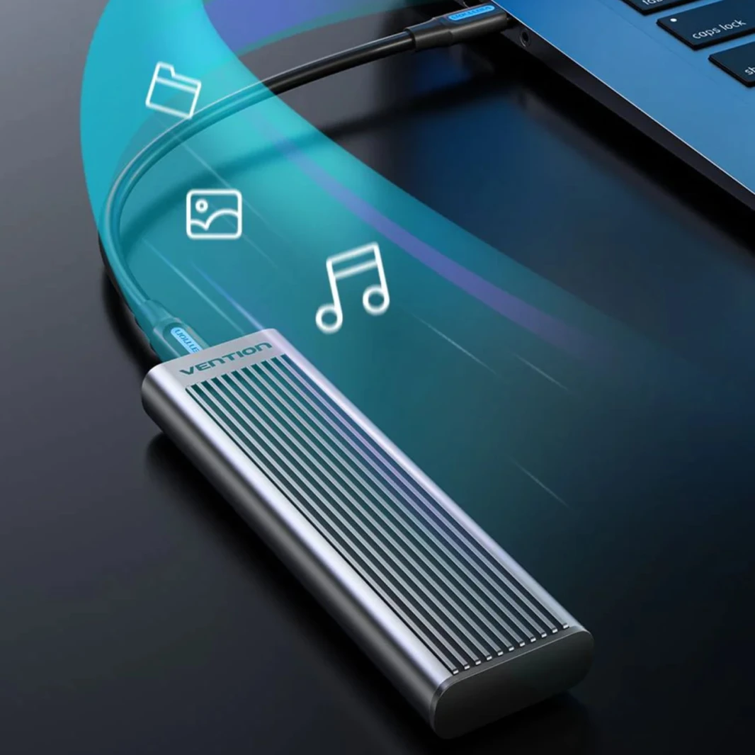 Vention M.2 NVME SSD العلبة-USB 3.1 Gen 2-C-KPKH0