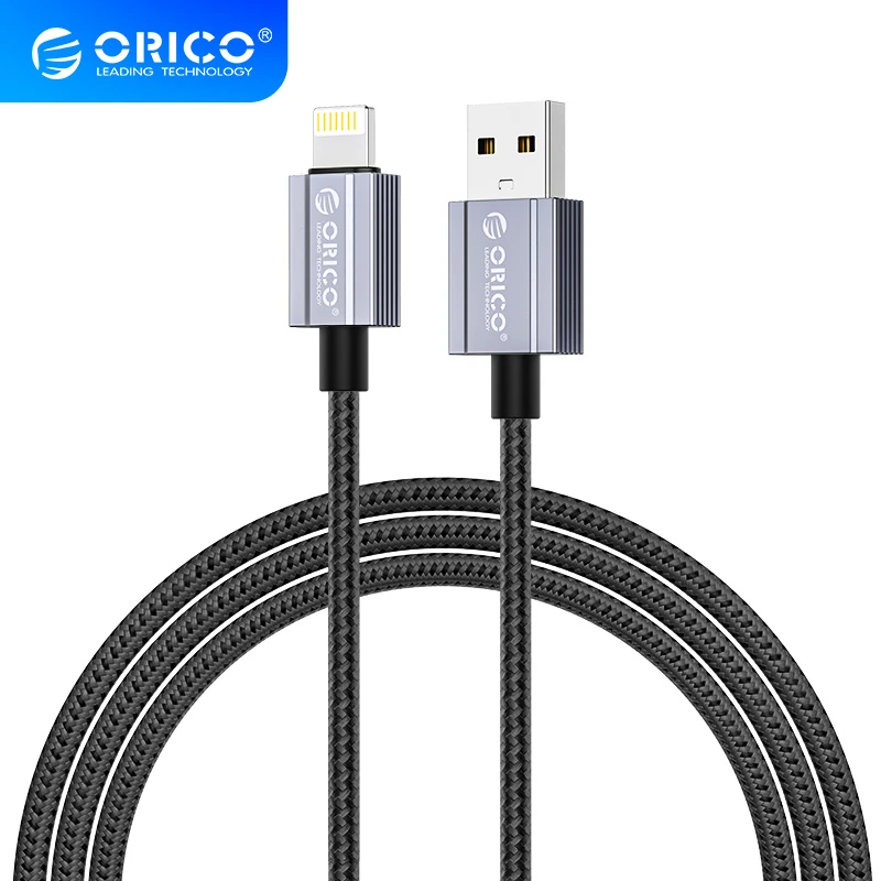 Orico USB-A إلى Lightning iPhone 12W كابل 1M-GQA12