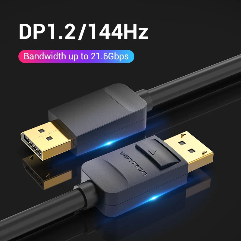 Vention DP DisplayPort 1.2 ذكر إلى الذكور كابل 1.5 م - HACBG