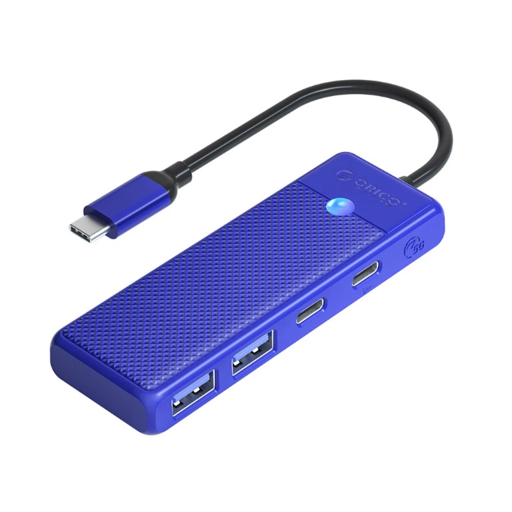 Orico Type-C Hub PW Series (USB 3.0 + Type-C PD / Blue) [PAPW2AC-C3]