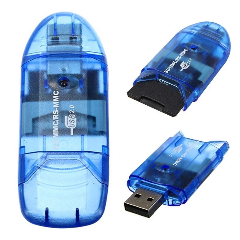 قارئ بطاقة الذاكرة USB {لبطاقة SD - USB 2.0 السرعة}