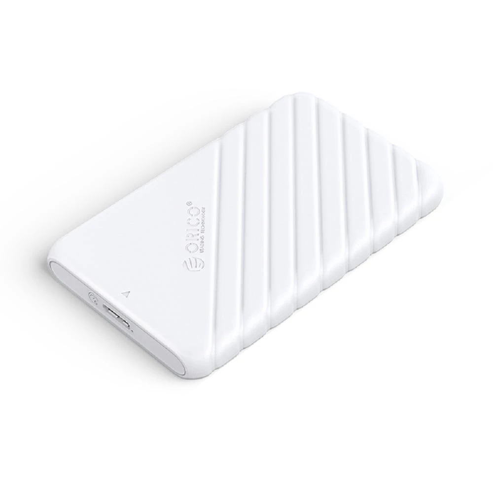 Orico 2.5 بوصة USB 3.1 Gen 1 Type-C محرك الأقراص الثابتة أبيض [Orico-25PW1-C3-WH-EP]