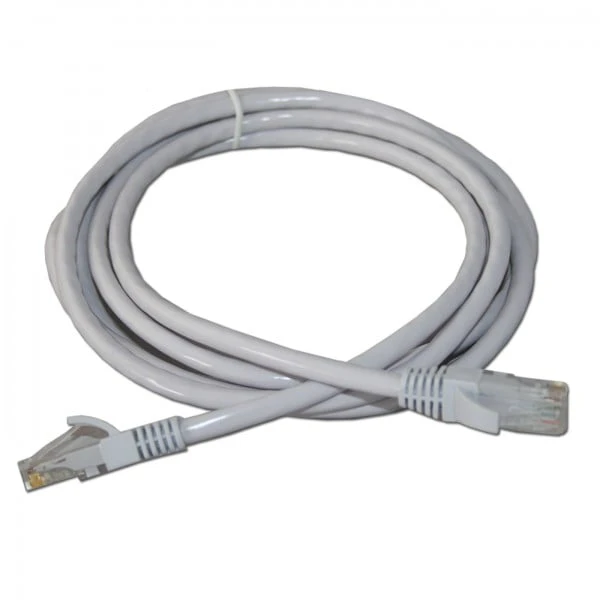 Network Cable Cat6 5M اللون الأبيض لتوصيل السرعة (مباشرة من كلا الجانبين)