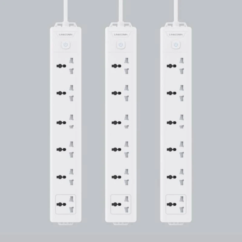 Linkcomn LC-PS601 EU 3M 6 Sockets Strip Strip