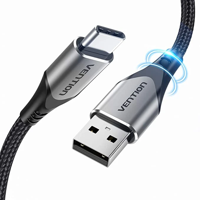 Vention USB-C إلى USB كابل شاحن 2.0 0.25M CODHC
